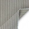Regency Ticking Stripe Fabric - Natural & White - Linen Look Upholstery Craft Fabric Material