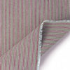 Regency Ticking Stripe Fabric - Natural & Red - Linen Look Upholstery Craft Fabric Material