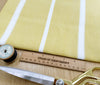 Upholstery Fabric - Reno Acacia Yellow Ticking Stripe Roman Blind Fabric