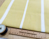 Upholstery Fabric - Reno Acacia Yellow Ticking Stripe Roman Blind Fabric