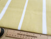 Upholstery Fabric - Reno Acacia Yellow Ticking Stripe Roman Blind Fabric