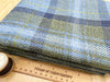 Upholstery Fabric Grampian Faux Wool Blue & Green Tartan Check Curtain Fabric