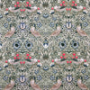 William Morris Fabric - Strawberry Thief Sage Green - Furnishing Curtain Cushion Fabric