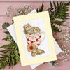 Bothy Threads - Counted Cross Stitch Kit - Greeting Card - Hammy Anniversary