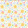 Easter Fabric - Cute Chicks & Easter Eggs Cotton Craft Fabric Material