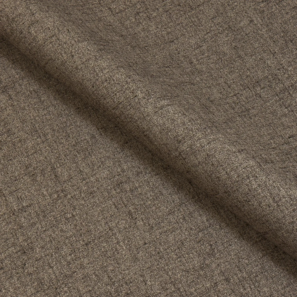 Upholstery Fabric Arran Faux Wool Curtain Cushion Fabric Material - Truffle