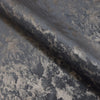 Upholstery Fabric - Avalon Marbled Velour Velvet - Midnight Grey & Silver
