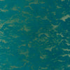 Upholstery Fabric - Avalon Marbled Velour Velvet - Teal & Gold