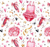 Cotton Fabric - Ballerina Girl - Dance Craft Fabric Material Metre