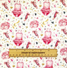 Cotton Fabric - Ballerina Girl - Dance Craft Fabric Material Metre