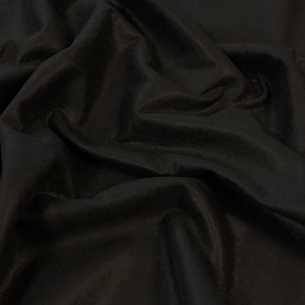 Black Felt Fabric - Plain Felt Polyester Craft Fabric Material - 40" Wide