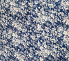 100% Cotton -  China Rose White on Navy Blue - Floral Craft Fabric Material