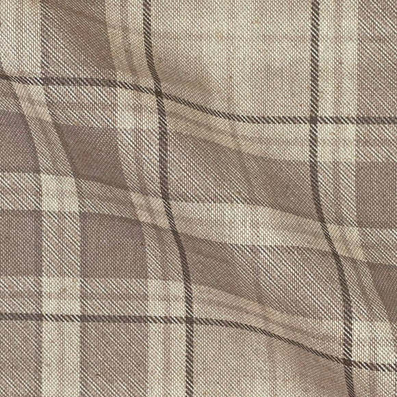 Canvas Fabric - Silver Grey Highland Tartan Check - Craft Upholstery Fabric