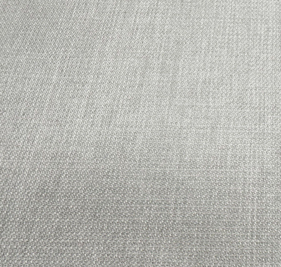 Upholstery Fabric - Silver Grey Linen Look Basket Weave Curtain Cushion Fabric