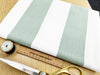 Upholstery Fabric - Romo Eston Celadon Green Stripe Cotton Canvas Curtain Cushion Blind Fabric