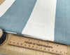 Upholstery Fabric - Romo Eston Robin Egg Stripe Cotton Canvas Curtain Cushion Blind Fabric