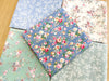 Fat Quarter Bundle - Pretty Blue & Green Rose Floral Mix