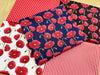 Fat Quarter Bundle - Red Poppy Remembrance Day Mix