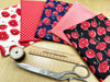 Fat Quarter Bundle - Red Poppy Remembrance Day Mix