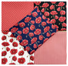 Fat Quarter Bundle - Red Poppy Remembrance Day Mix