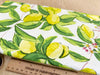 Upholstery Fabric - Sorrento Lemon - Floral Print Fabric Material