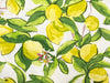 Upholstery Fabric - Sorrento Lemon - Floral Print Fabric Material
