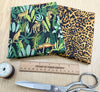 Fabric Bundle - Jungle Cats & Animal Print - 2 x 0.5m Lengths