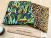 Fabric Bundle - Jungle Cats & Animal Print - 2 x 0.5m Lengths