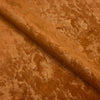 Upholstery Fabric - Avalon Marbled Velour Velvet - Sunset Orange & Gold