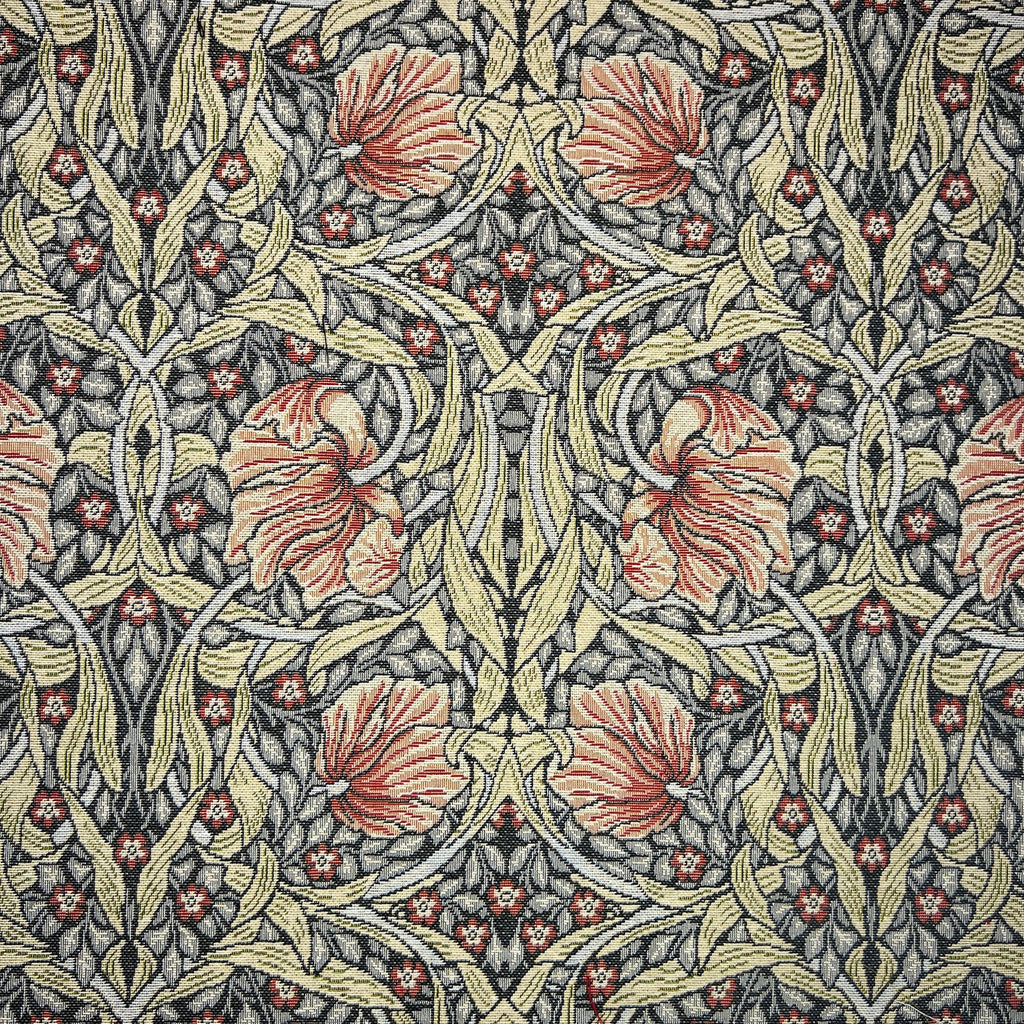 Tapestry Fabric William Morris - Pimpernel Russet - Upholstery Fabric Material