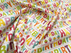 Happy Birthday Print Fabric - cotton Craft Fabric Material