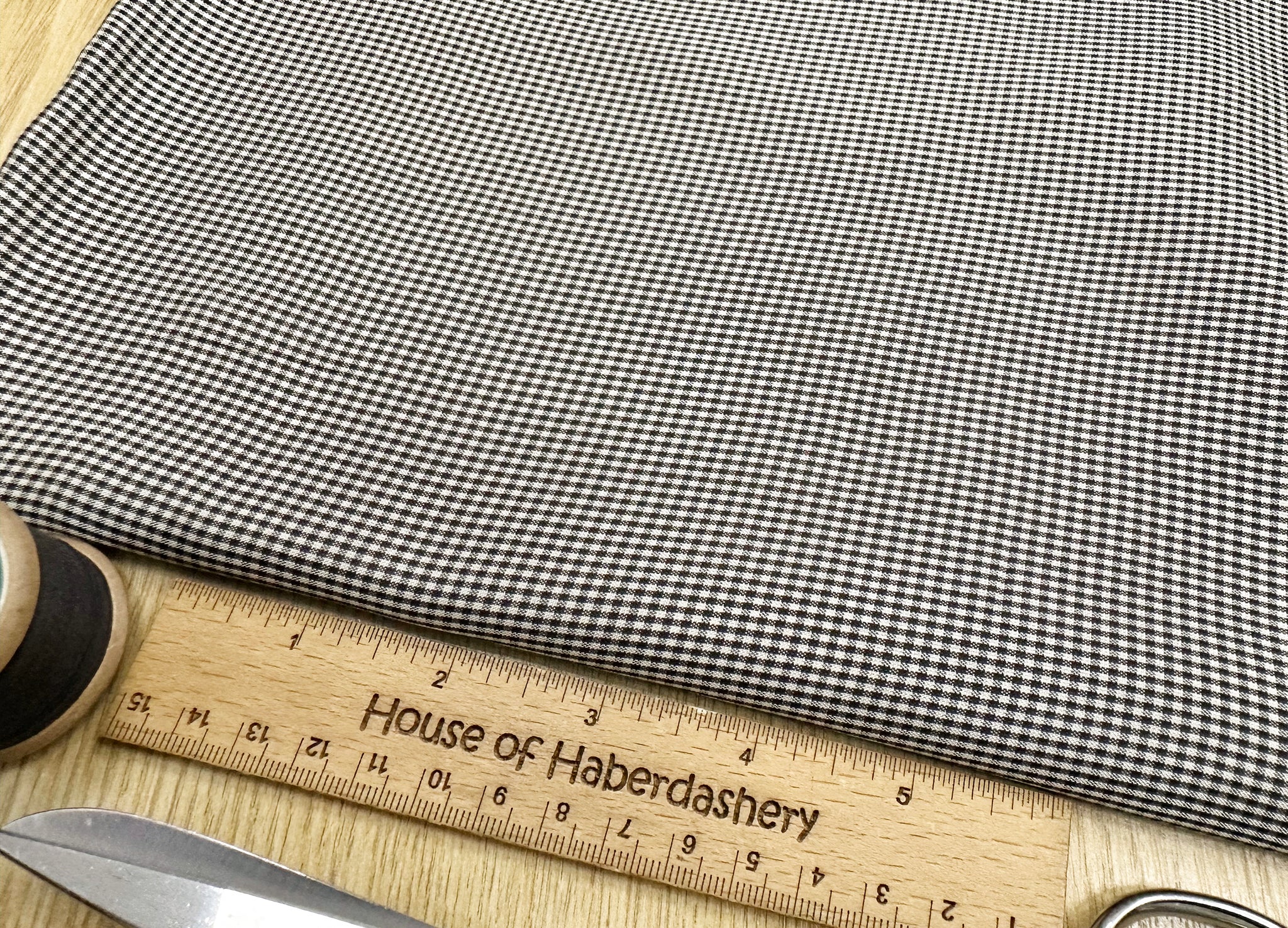 Check Lining Satin Lining Fabric - Black Gingham Check - Suit Dress Lining Material ...