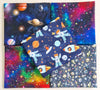 Fat Quarter Fabric Bundle - Outer Space - Spaceman - Astronaut - Planets - Galaxy Bunting Craft Fabric