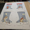 Nutex Fabric Winter Moon Stocking Panel Robin Owl Rabbit Dalmatian 100% Cotton