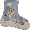 Nutex Fabric Winter Moon Stocking Panel Robin Owl Rabbit Dalmatian 100% Cotton