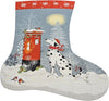 Nutex Fabric Winter Moon Stocking Panel Robin Owl Rabbit Dalmatian 100% Cotton