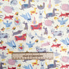 Children's Fabric - Farm Yard Animals on Cream - Polycotton Prints