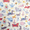 Children's Fabric - Farm Yard Animals on Cream - Polycotton Prints