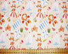 Children's Fabric - Cute Fox Little Johnny Goes to the Beach - 100% Cotton Prints