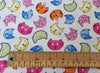 Childrens Fabrics ~ Kitty Cat Print ~ Ivory ~ 100% Cotton Poplin Prints