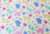 Childrens Fabrics ~ Dinosaur Print ~ Ivory ~ 100% Cotton Poplin Prints