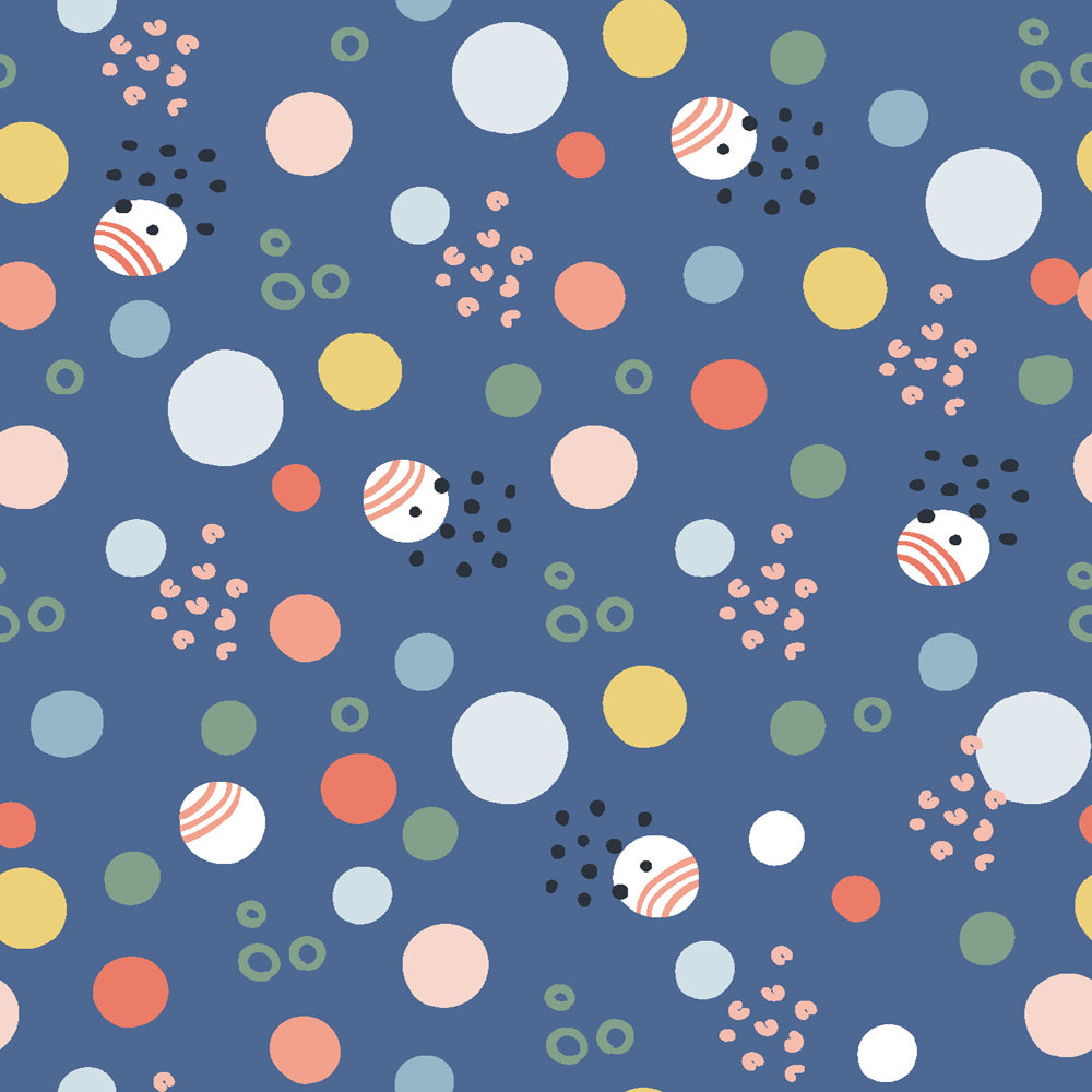 Childrens Fabric Collection- 100% Cotton Prints - Wild Animals Tortoises & Circle Blender Fabrics