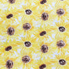 Cotton Fabric ~ Sunflower Days Yellow Sun Flowers on White ~ 100% Cotton Prints