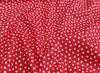 Cotton Fabric - Red & White Ditsy Love Hearts