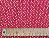 Cotton Fabric - Red & White Ditsy Love Hearts