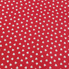 Cotton Fabric - Red & White Ditsy Love Hearts