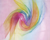 Rainbow Organza Fabric