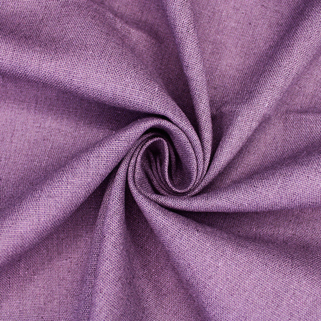 Linen Mix Fabric - Mauve