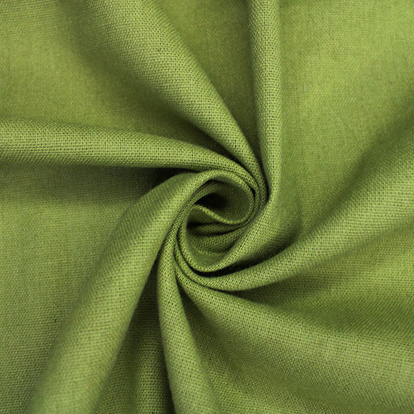 Linen Mix Fabric - Olive