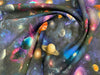 Cotton Fabric - Space Planets Universe Print - Craft Fabric Material Metre